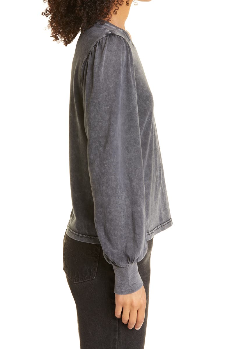 Rails Emilia Blouson Sleeve Cotton Jersey Top, Alternate, color, 