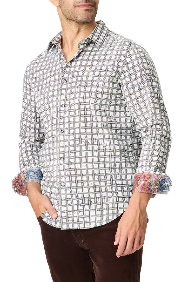 Sanger Long Sleeve Button-Up Shirt, Main, color, MULTI