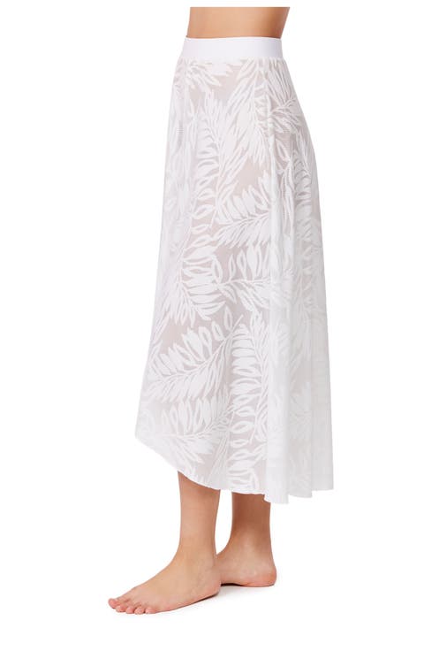 Skyfall Textured High Low Skirt Cover-Up
