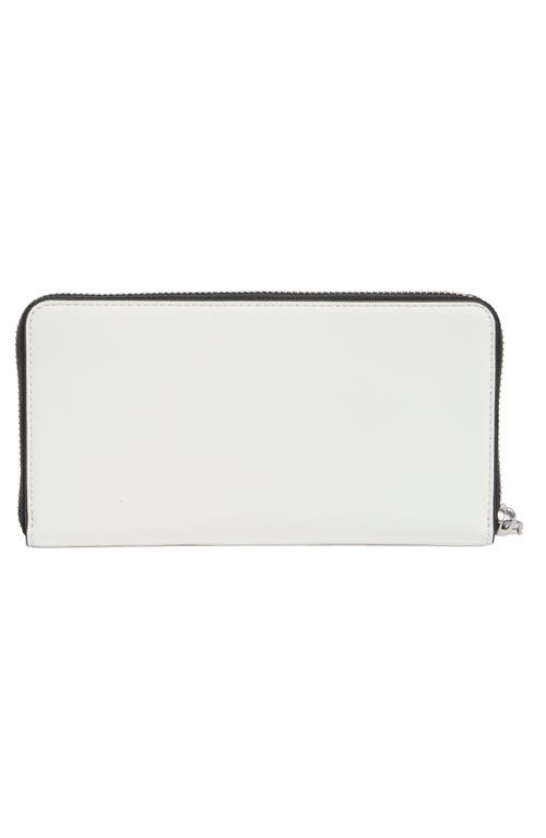 Marc Jacobs Continental Zip Wallet In Cotton