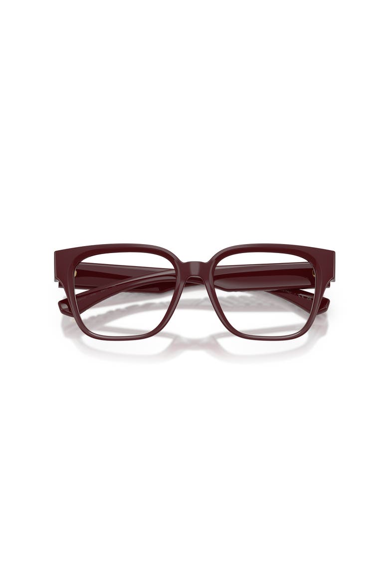 53mm Square optical glasses, Alternate, color, Red