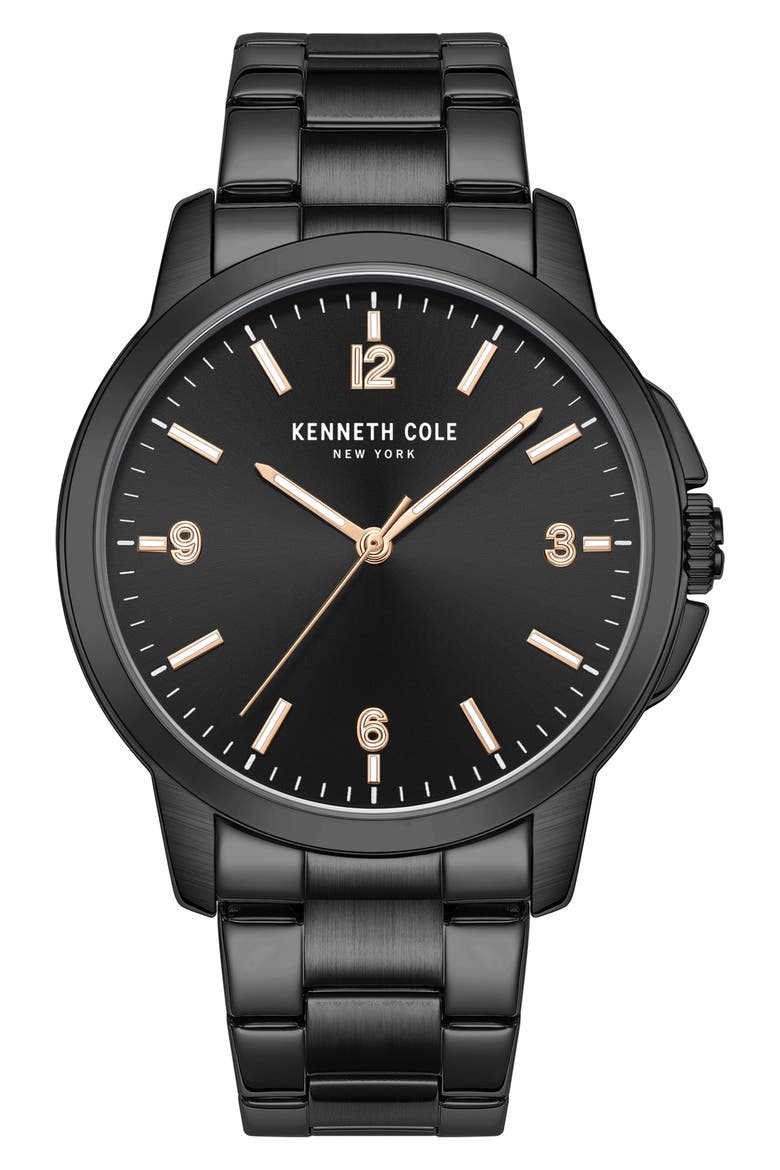 Classic Bracelet Watch, 44mm, Main, color, BLACK