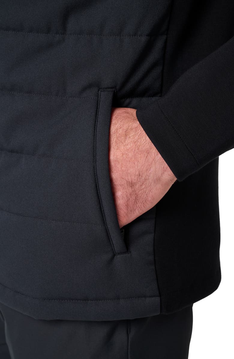 TravisMathew Point of Sail 2.0 Hybrid Jacket, Alternate, color, Black