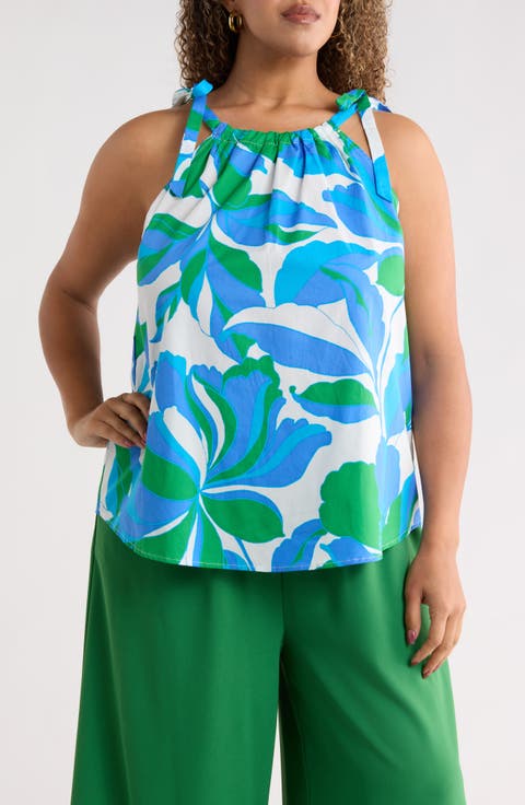 Pansie Floral Marra Top (Plus)
