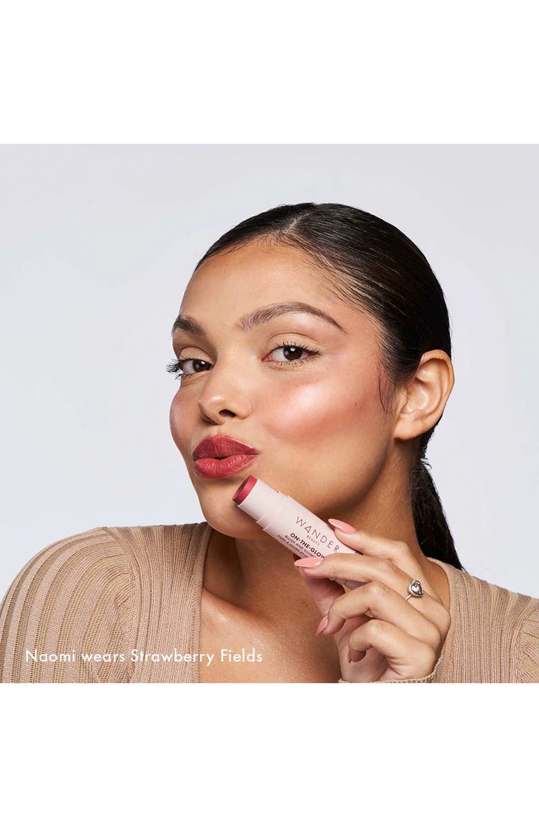 Wander Beauty On-the-Glow Blush & Illuminator, Alternate, color, Strawberry Fields