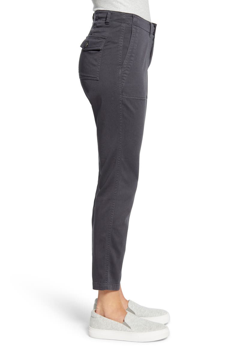 Crop Utility Pants, Alternate, color, GREY EBONY