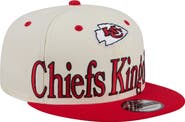 New Era Men's New Era Cream Kansas City Chiefs Oversized Slogan 9FIFTY Snapback Hat