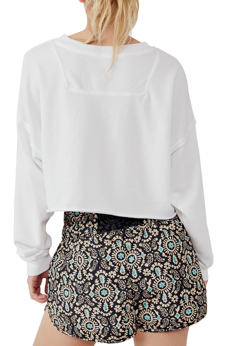 FP Movement by Free People Cut it Out Crop Sweater, Alternate, color, 