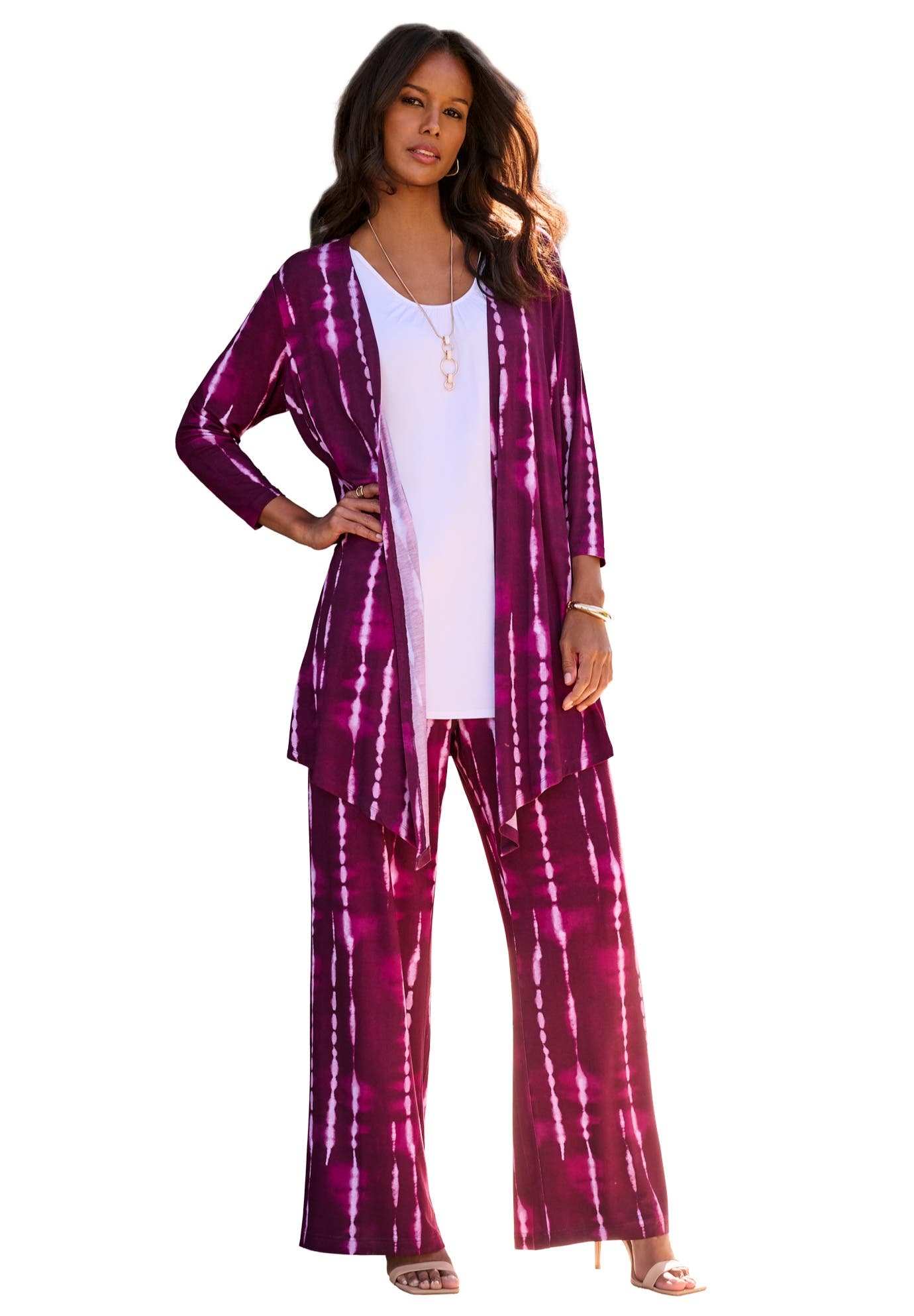 DARK BERRY VARIEGATED TIE DYE