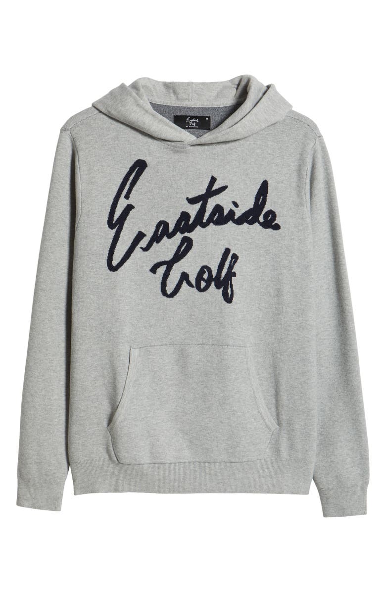 Eastside Golf Logo Intarsia Hooded Sweater, Alternate, color,