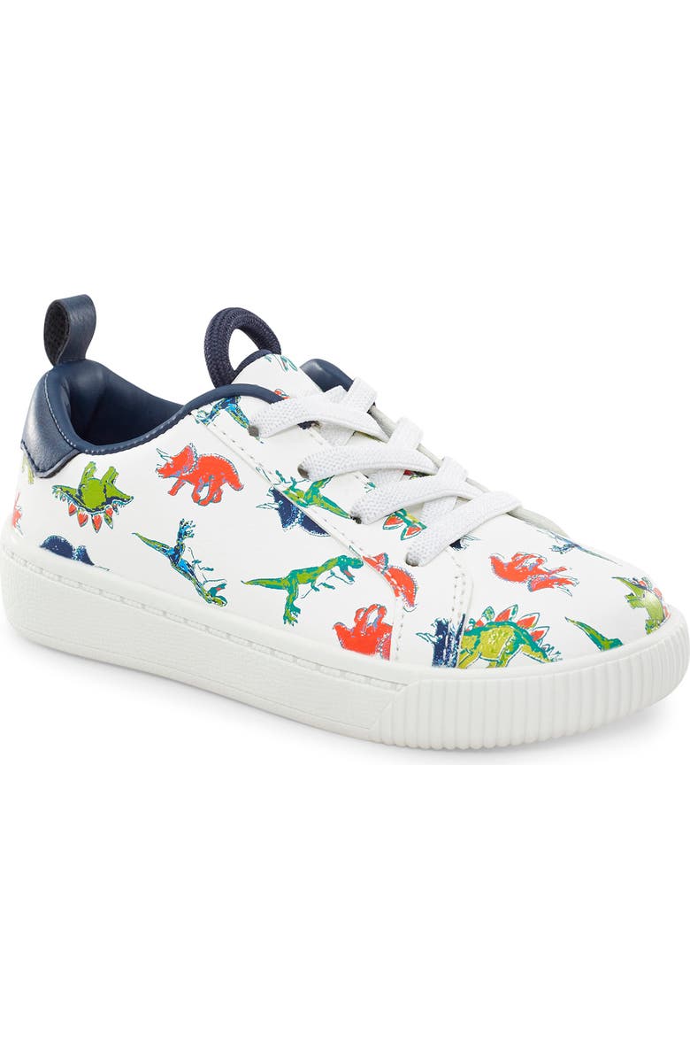 CARTERS Tryptic Dinosaur Print Sneaker, Main, color,