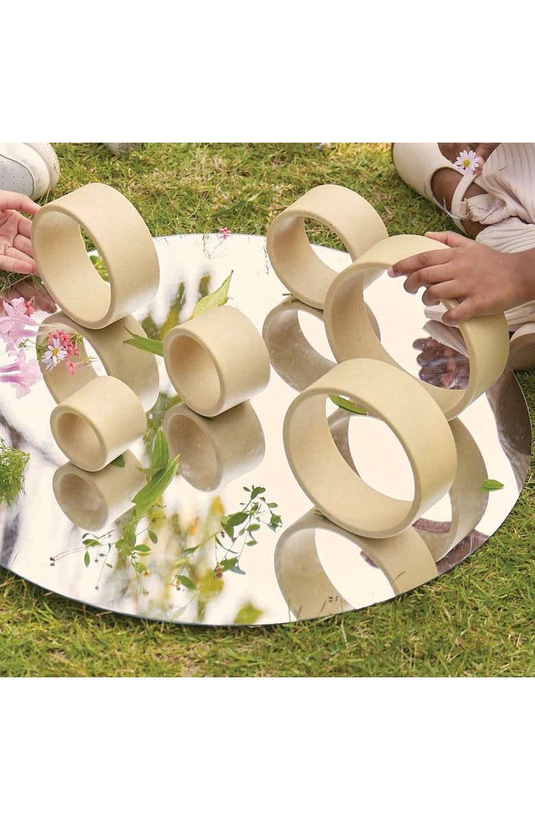 Kaplan Early Learning Company Discovery Circles - Natural - 6 Pieces, Alternate, color, Beige