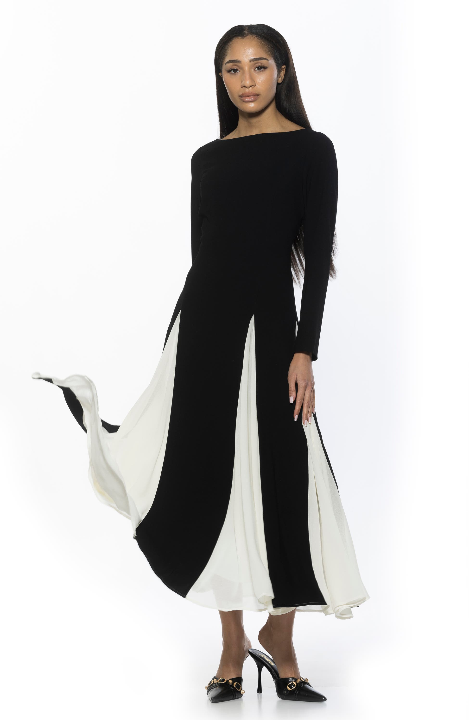 Elodie Floral Long Sleeve Maxi Dress