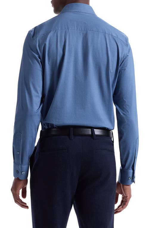 Bugatchi Jimmy Ooohcotton® Button-up Shirt In Blue