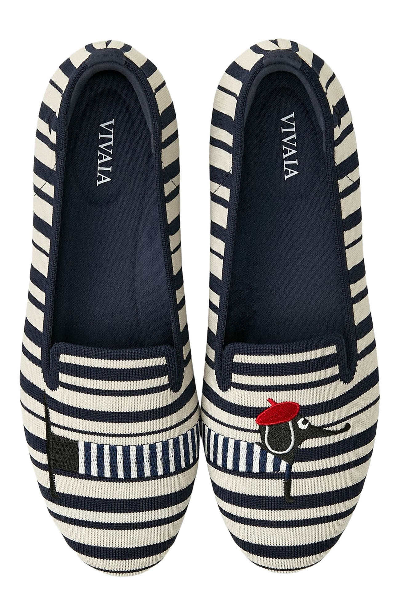  Navy Ivory Multi Stripe-Dog