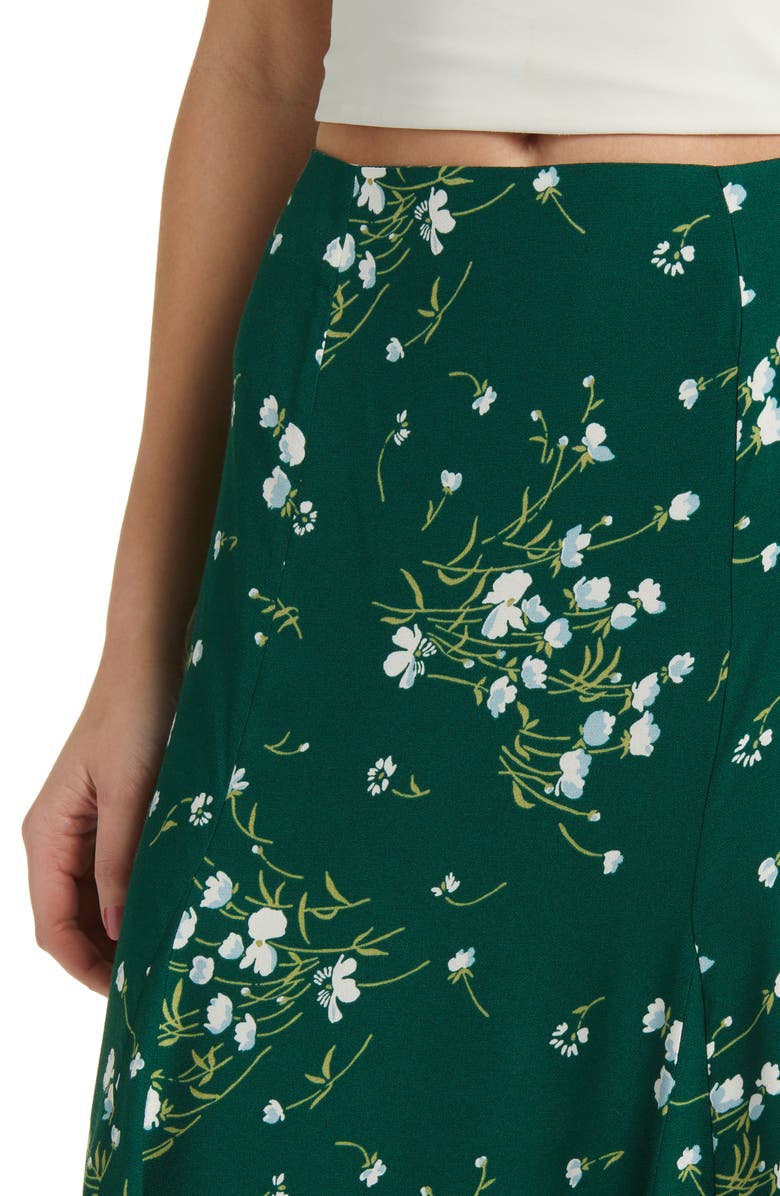 Reformation Bryson Floral Print Skirt, Alternate, color, 