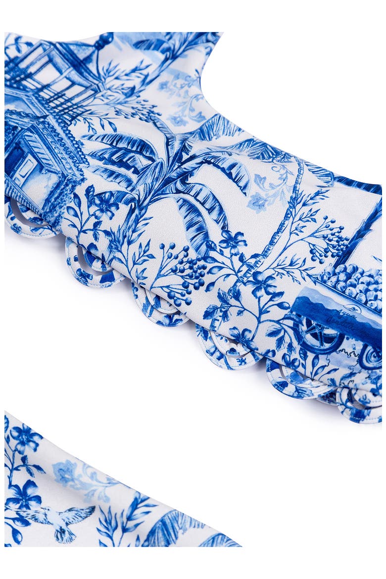 Dolce Tales Two-Piece Swimsuit, Alternate, color, BLUE