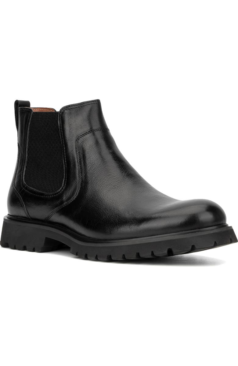 VINTAGE FOUNDRY Charles Chelsea Boot, Main, color, Black