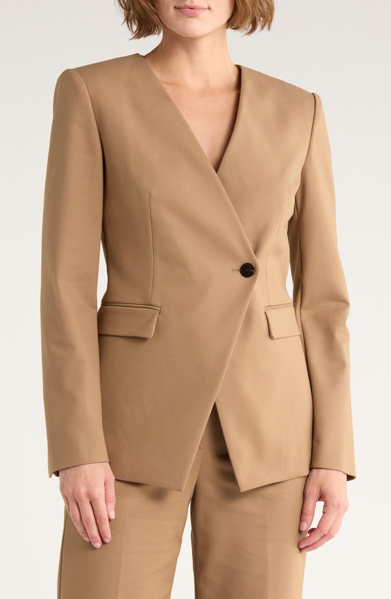 Theory Angle Jacket, Main, color, Truffle