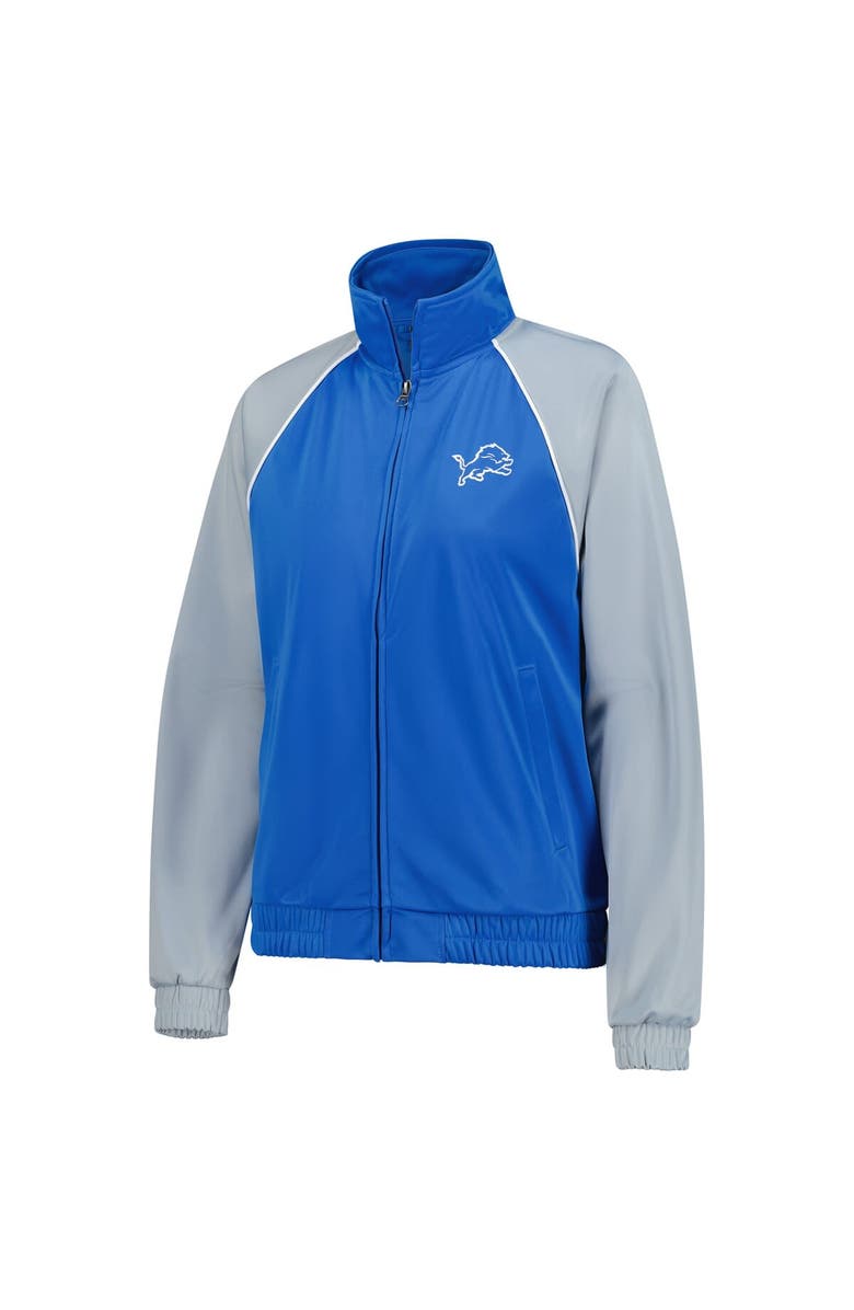 G-III 4HER BY CARL BANKS Women's G-III 4Her by Carl Banks Blue Detroit Lions Replay Full-Zip Track Jacket, Alternate, color, Blue