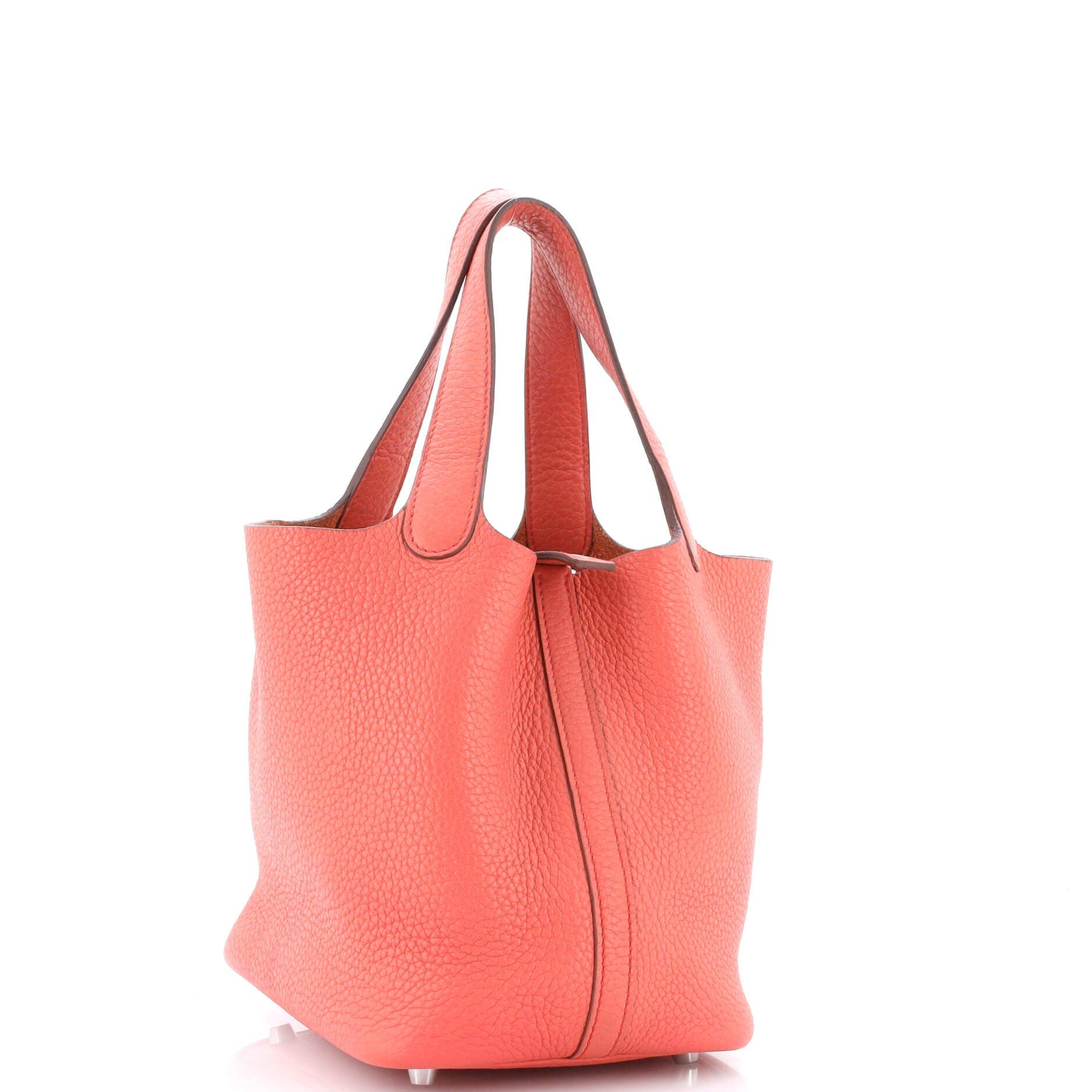 Pre-Owned Hermes Picotin Bag Clemence PM, Alternate, color, Bougainvillier