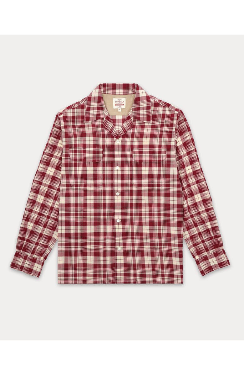 Fortela Baker Tartan Check Shirt, Main, color, Red