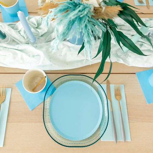 Jollity & Co Shade Collection Dinner Plates In Cerulean