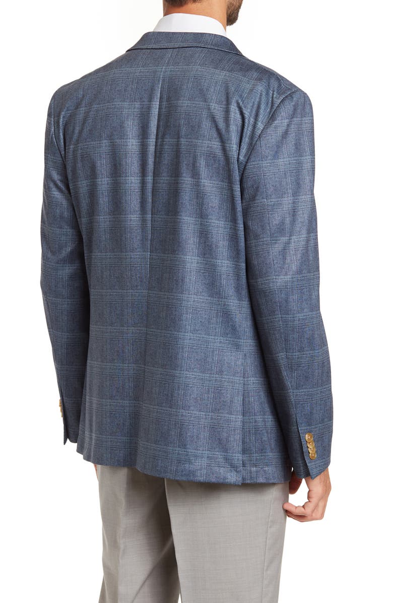SAVILE ROW CO Plaid Knit Blazer, Alternate, color, 