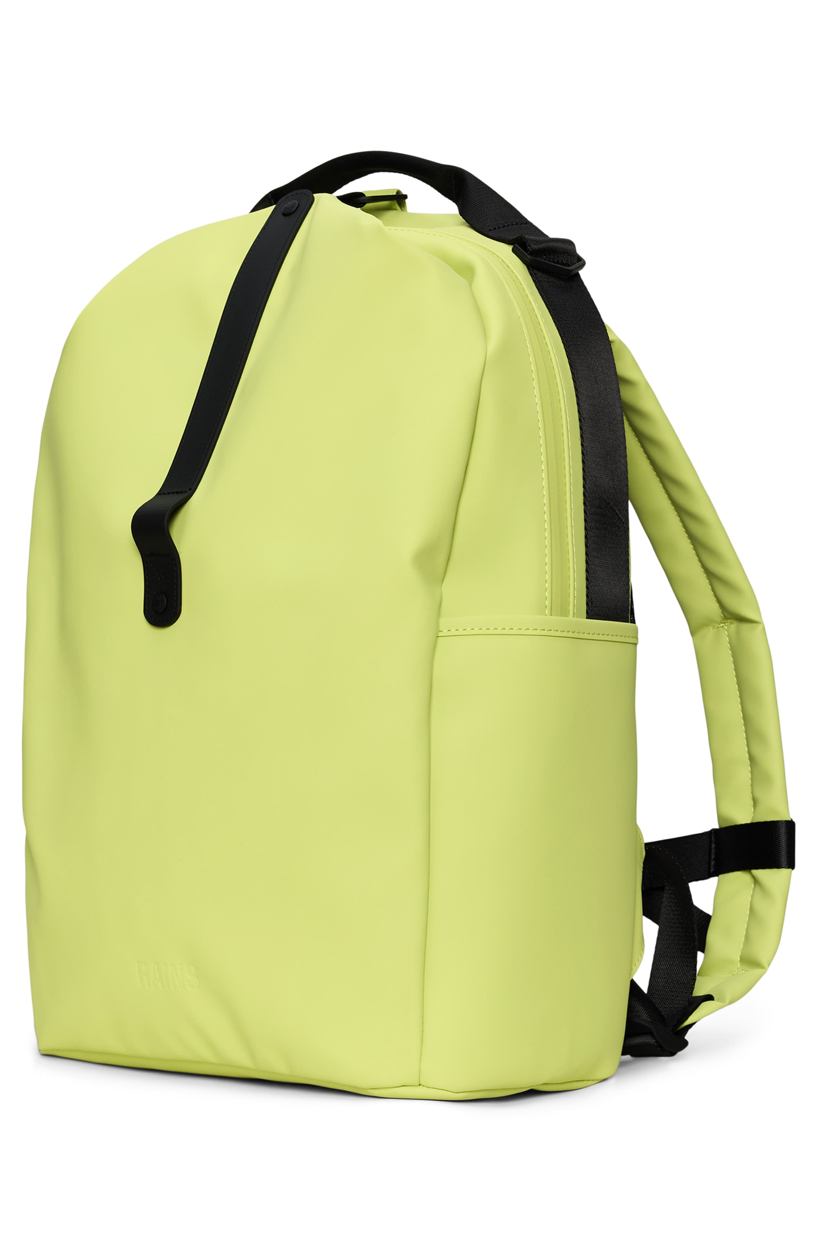 Rains Waterproof Clip Front Backpack, Alternate, color, Acid