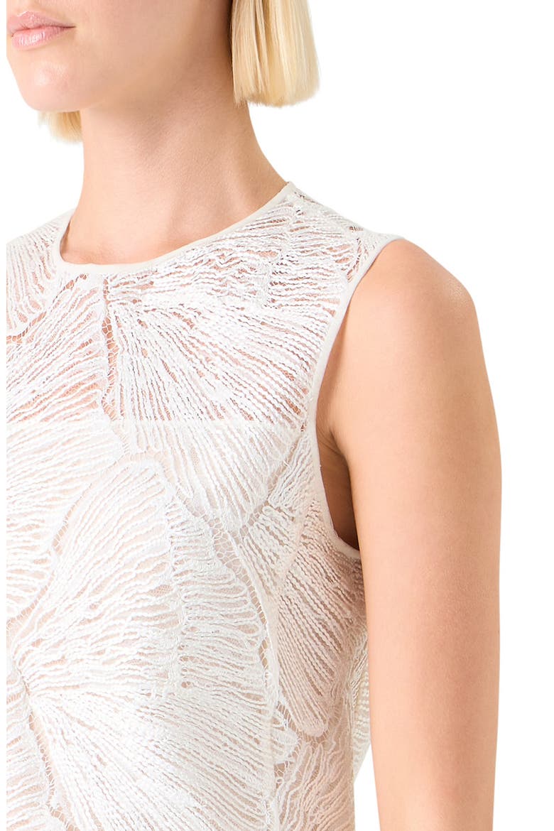 Sea Fan Lace Top, Alternate, color, ECRU