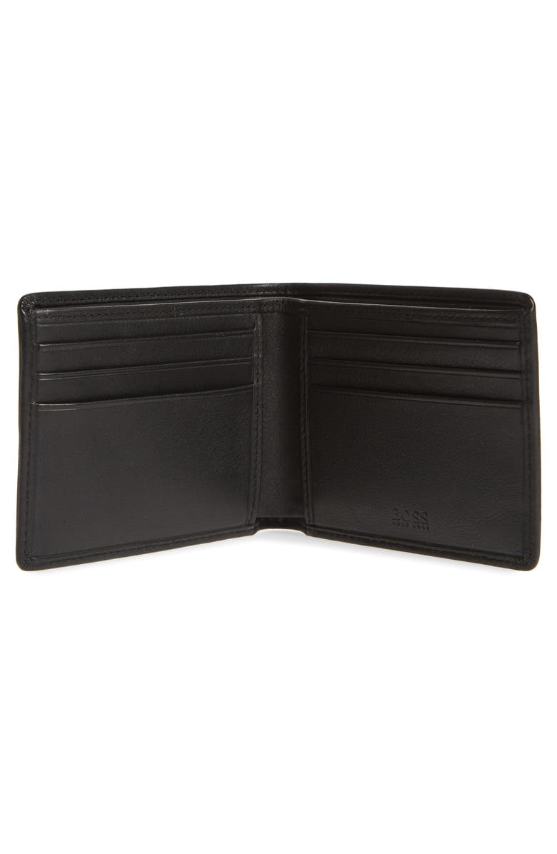 BOSS Majestic Leather Bifold Wallet, Alternate, color, 