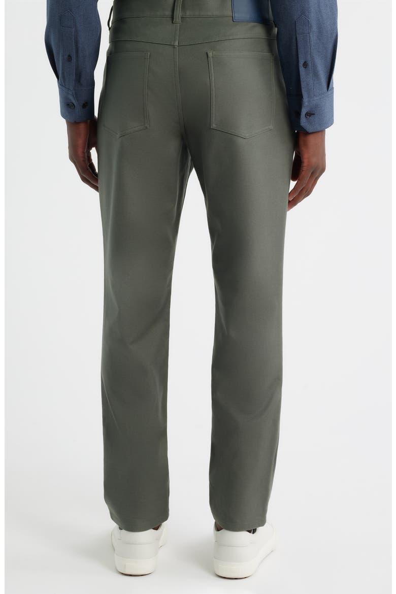 Mayfield Slim Fit Five-Pocket Twill Pants, Alternate, color, OLIVE