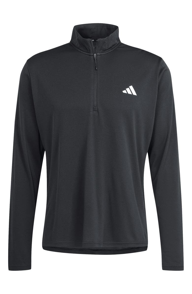 adidas Adicolor Classics Quarter-Zip Pullover, Alternate, color, Black