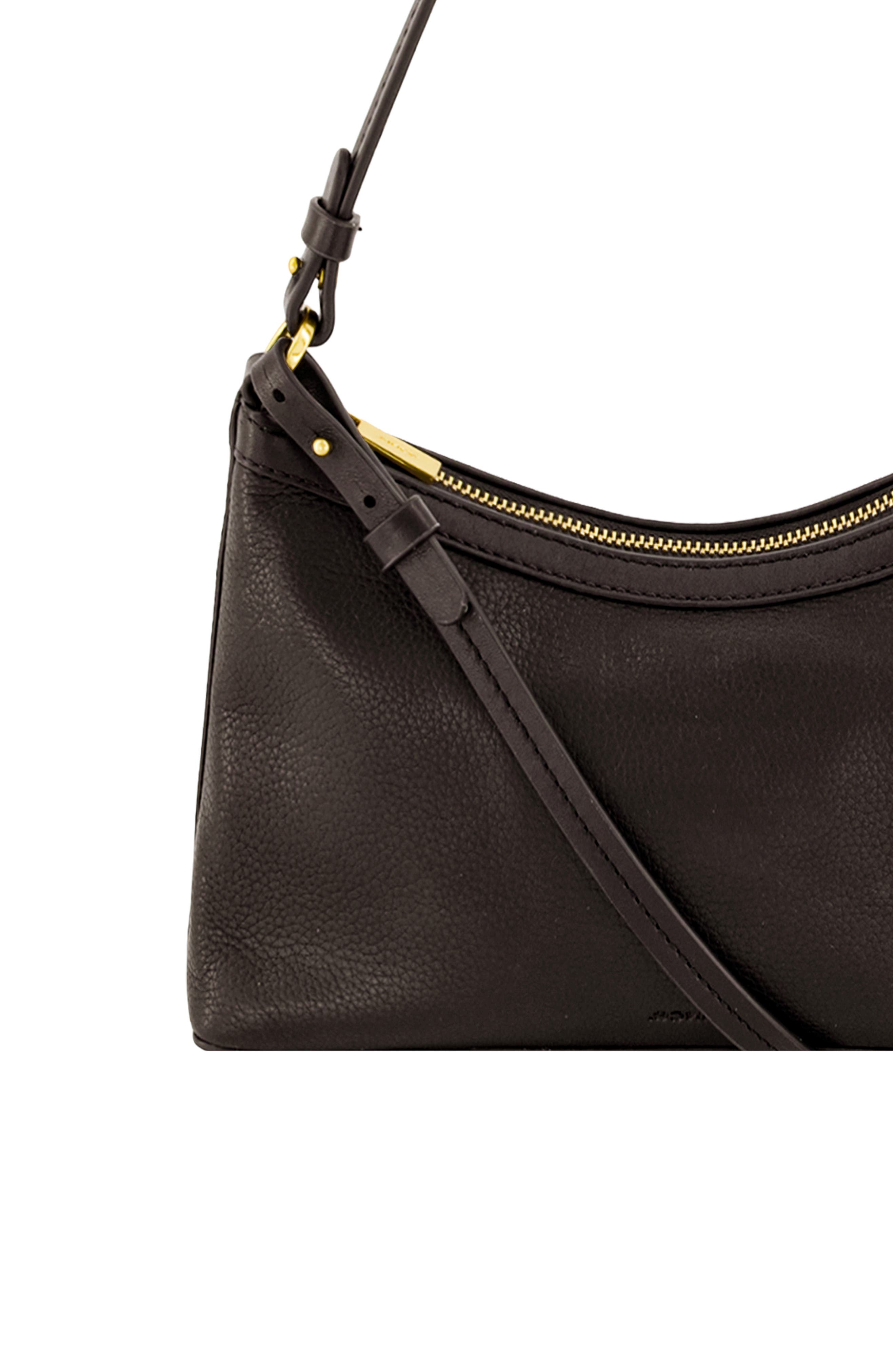 Ava Pebbled Leather Convertible Crossbody Bag, Alternate, color, CACAO