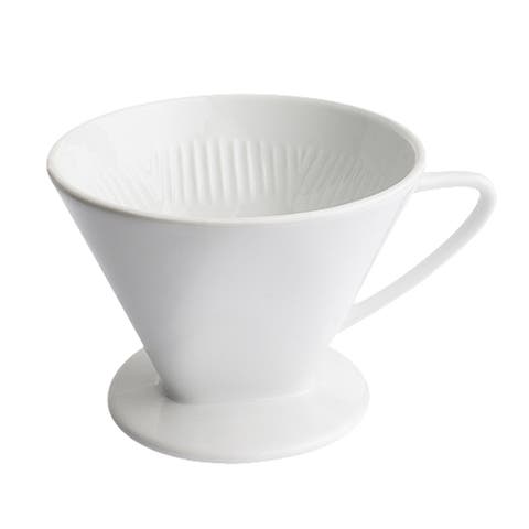 Porcelain #4 Pour Over Coffee Filter Holder