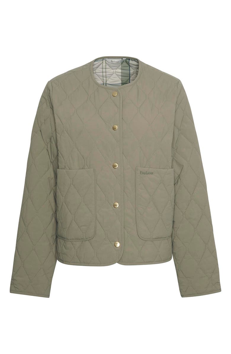 Barbour Monroe Quilted Jacket, Alternate, color, Dusky Green Rosemary