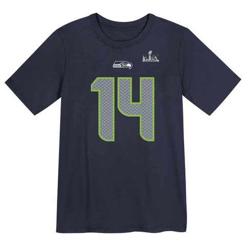 Preschool Nike Sam Darnold College Navy Seattle Seahawks Super Bowl LX Name & Number T-Shirt