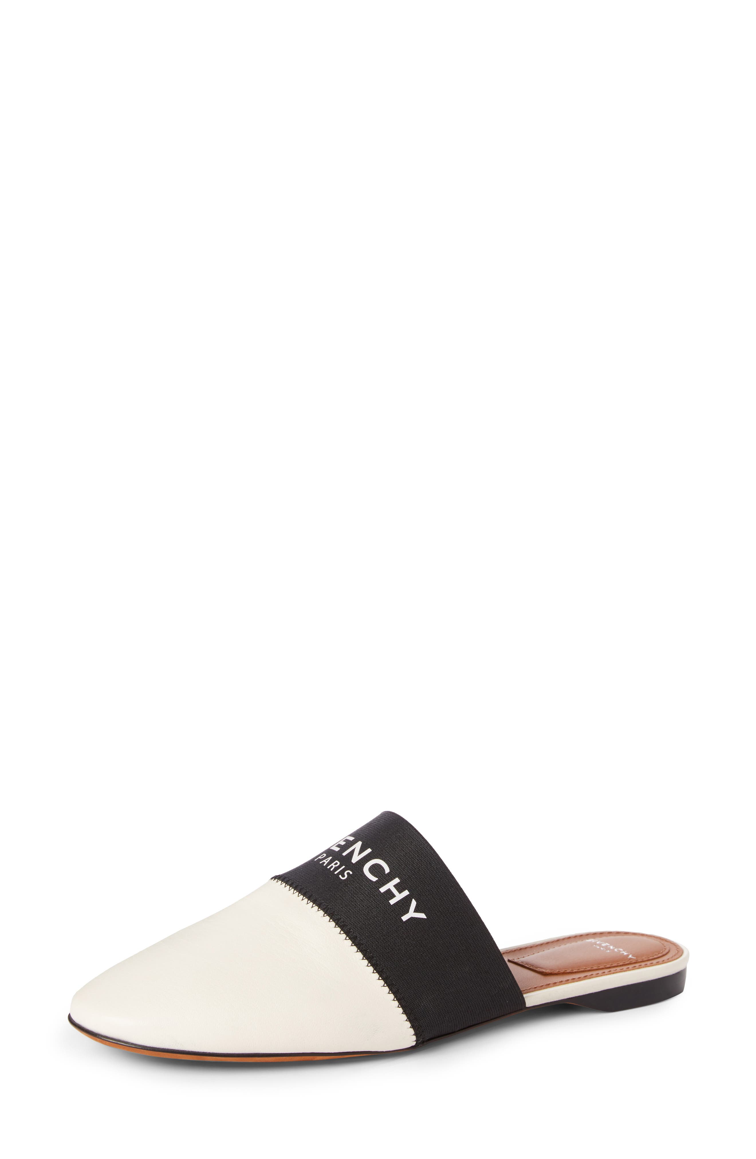 Bedford Logo Mule, Main, color, BLACK/ BIEGE