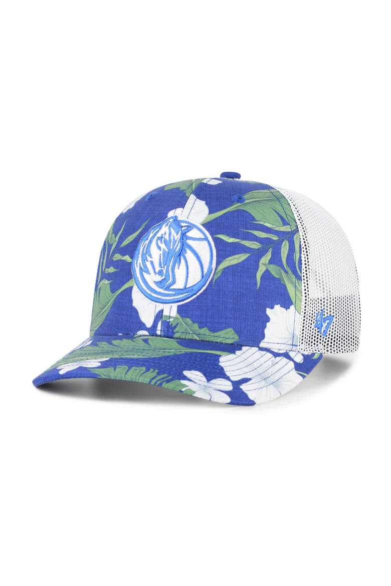 Men's '47  Royal Dallas Mavericks Beach Side Trucker Adjustable Hat, Main, color, Royal
