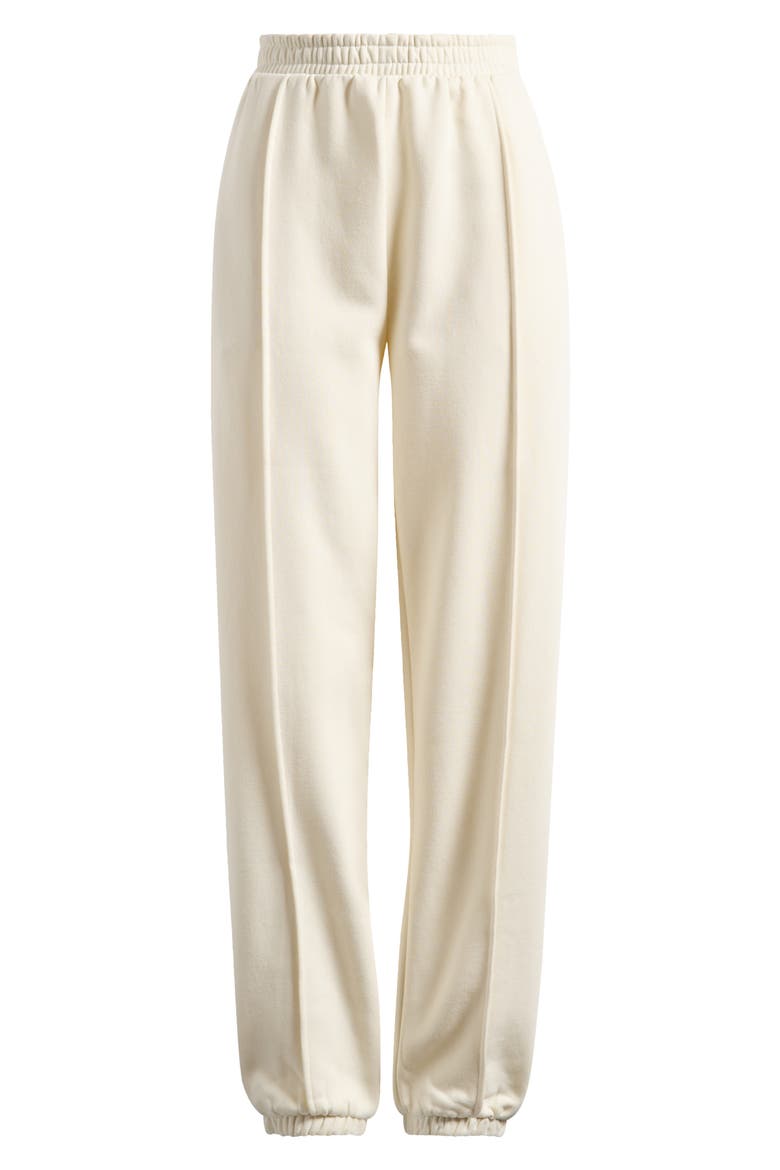 Pintuck Sweatpants, Alternate, color, CREAM
