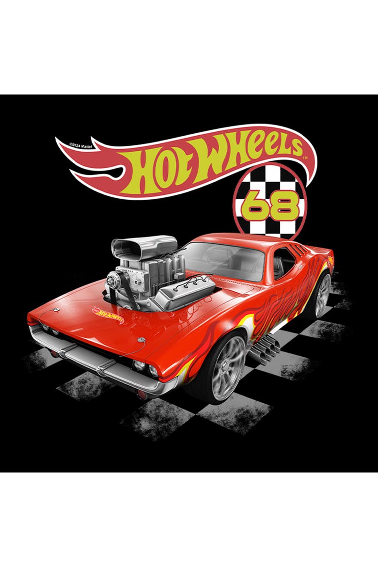 Boy's Hot Wheels Retro Rodger Dodger 68  Graphic T-Shirt, Alternate, color, Black