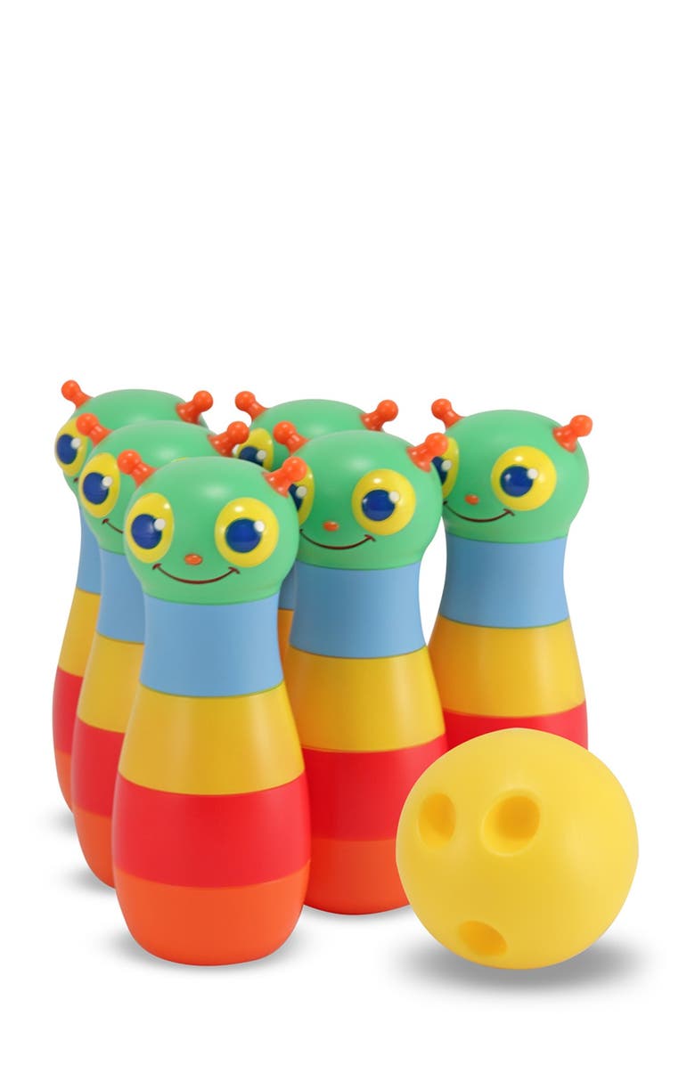 Melissa & Doug 'Happy Giddy' Bowling Set, Main, color, 
