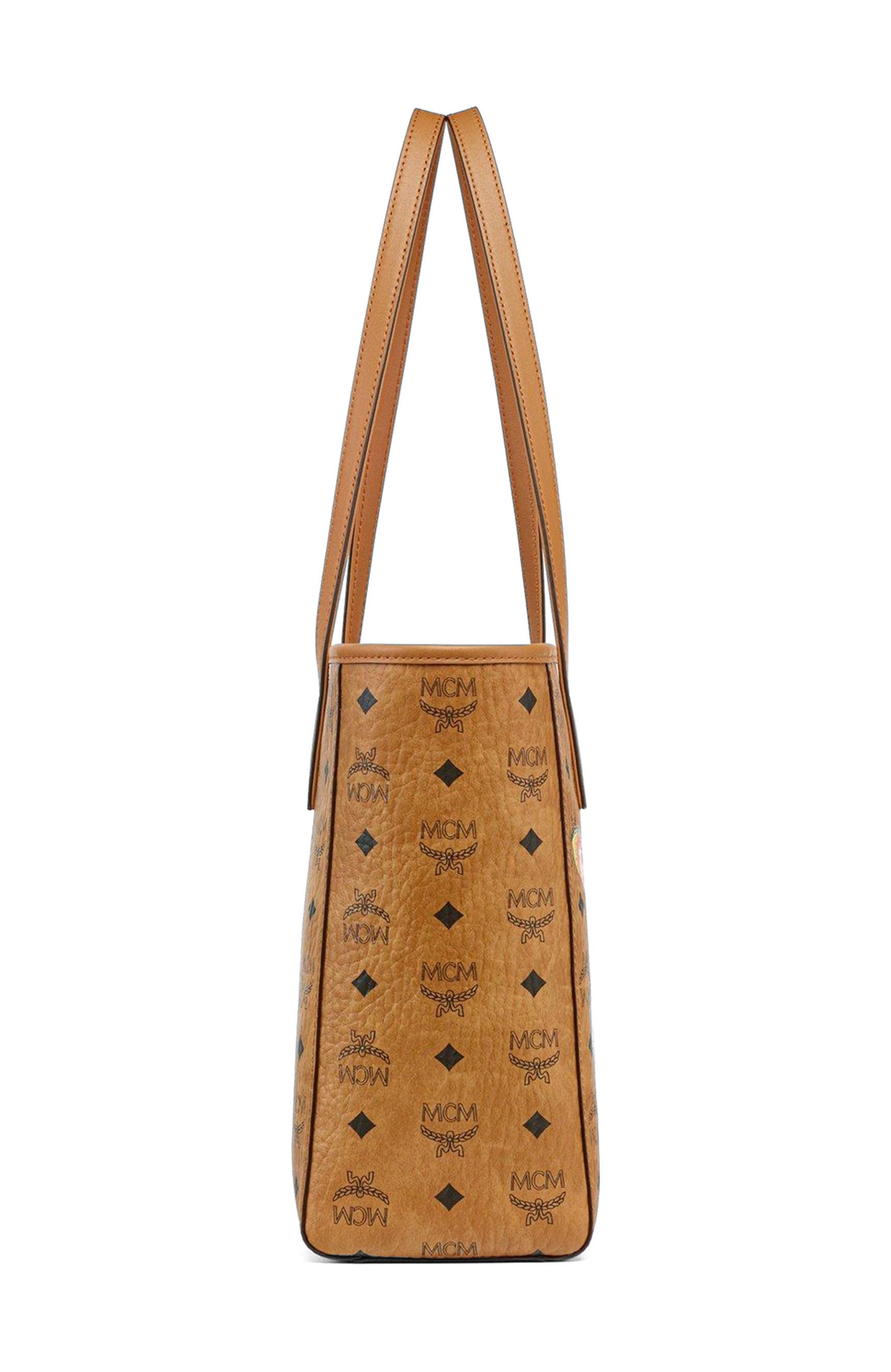 MCM Toni Top-Zip Shopper in Rocket Visetos, Alternate, color, 