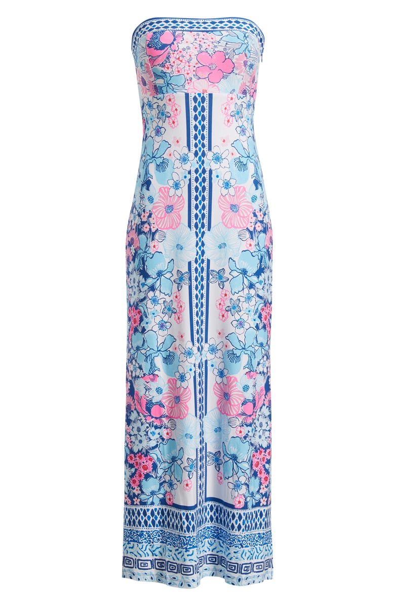 Lilly Pulitzer<sup>®</sup> Noa Strapless Maxi Dress, Alternate, color, Starlight Navy