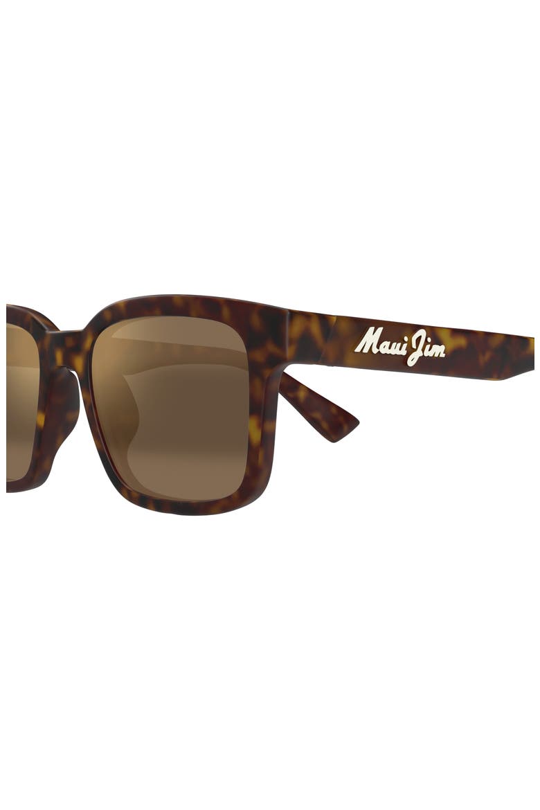 Opiopio AF 54mm PolarizedPlus2® Rectangular Sunglasses, Alternate, color, MATTE DARK HAVANA