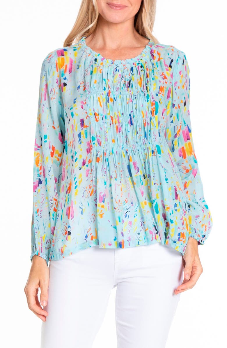 APNY Smock Neck Top, Main, color, 