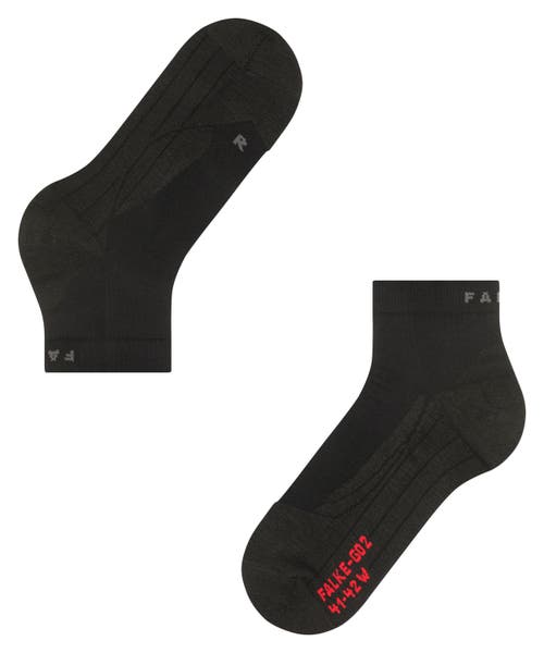 Falke Go2 High Ankle Golf Socks For Spiked Shoes In Black