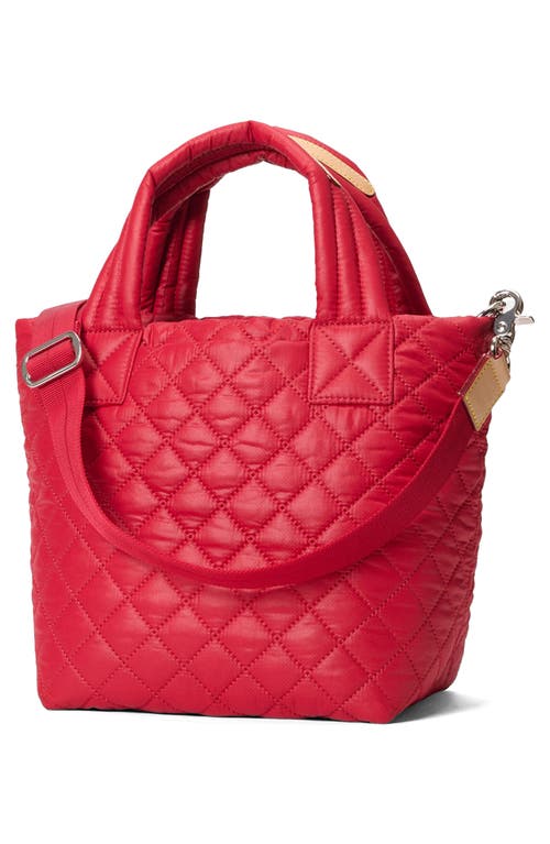 Mz Wallace Mini Metro Deluxe Tote In Red