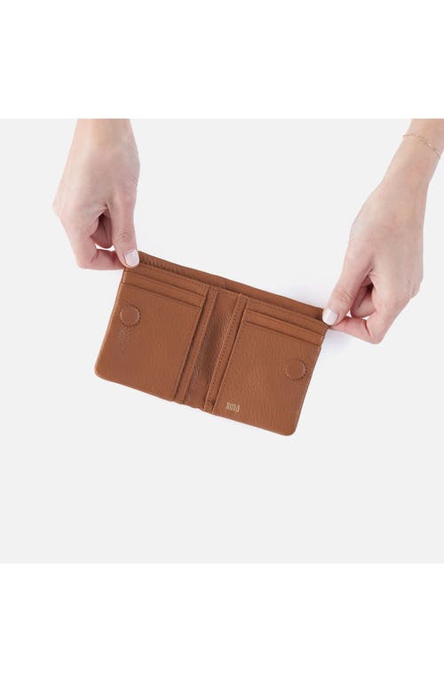 Hobo Lumen Mini Wallet In Warm Honey