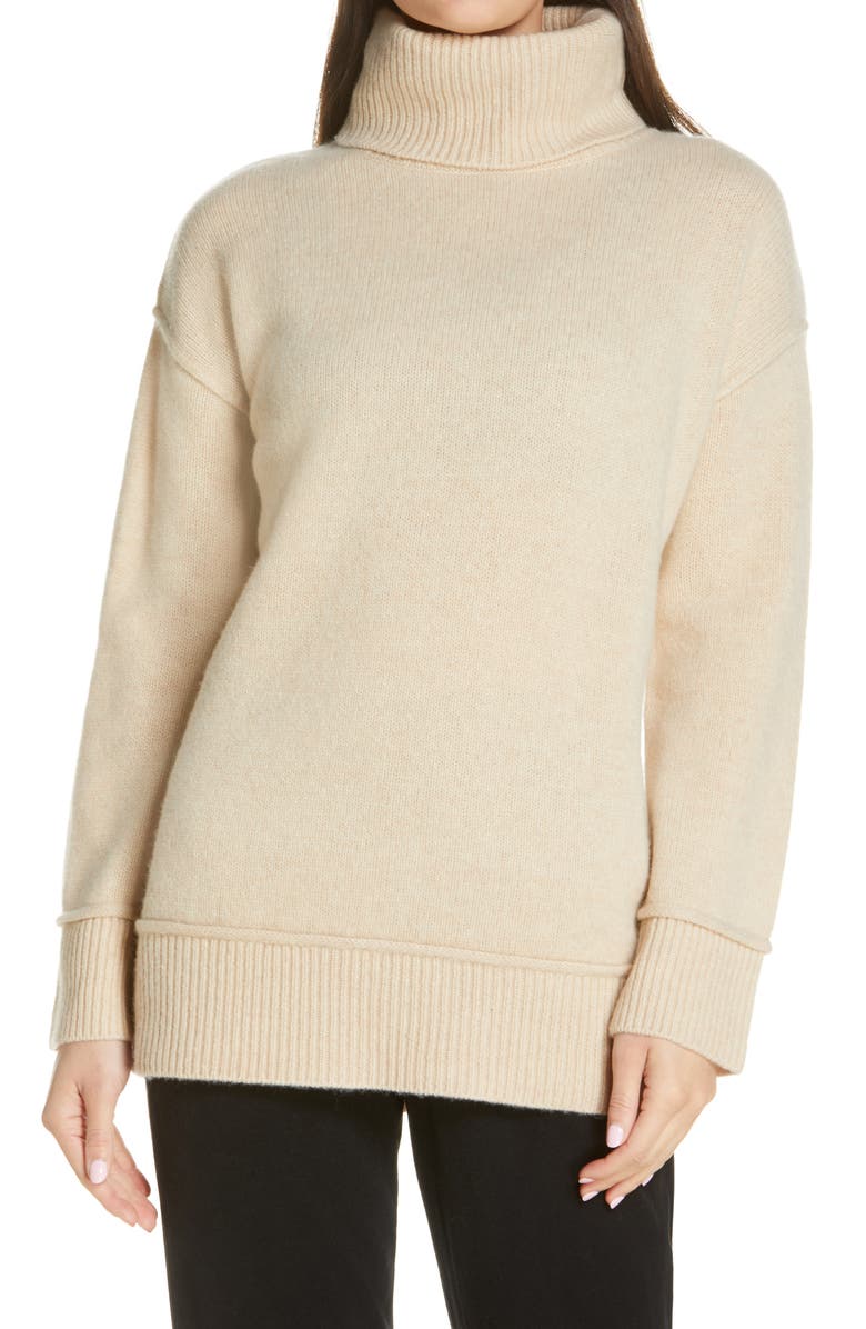 Sweaty Betty Women's Elevate Wool Blend Turtleneck Sweater, Main, color, 